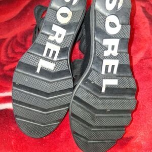 Sorel Black Sandals